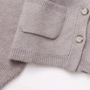 Cardigan de punto suelto y versatil de moda casual para mujer
