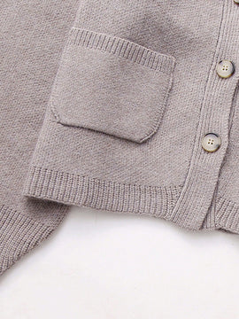Cardigan de punto suelto y versatil de moda casual para mujer