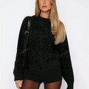 Chaqueta tipo cardigan de punto para mujer de otono/invierno, prenda exterior de moda minimalista casual, parte superior multiusos