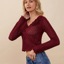 Westfade sueter de cardigan con aplicacion de rosas