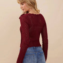 Westfade sueter de cardigan con aplicacion de rosas