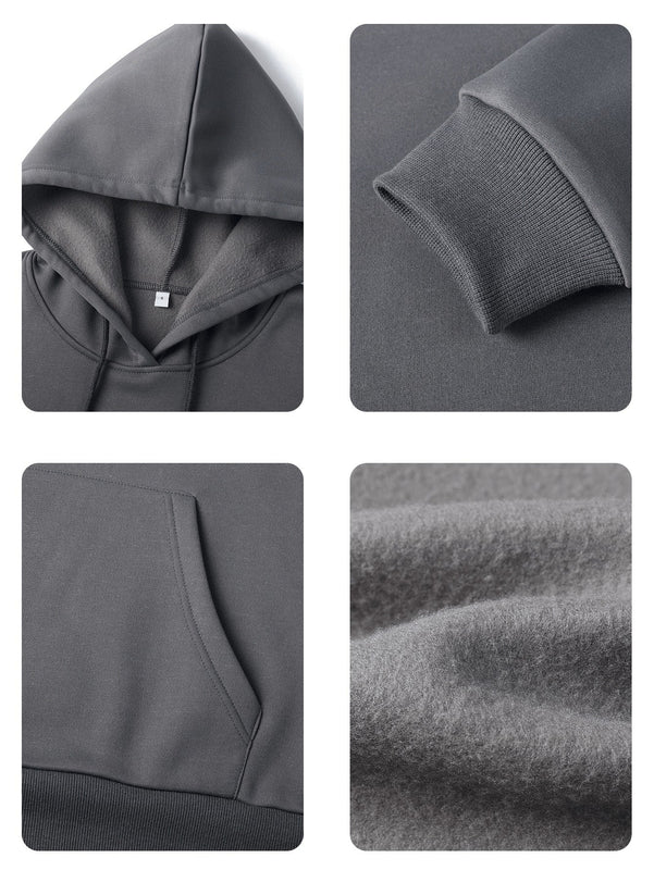 Sudadera con capucha informal y holgada para mujer con estampado de letra, manga larga, forro polar, disenada para un confort extremo, adecuada para usar en capas o sola para crear looks de moda, invierno