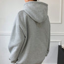 Dazy sudadera con capucha de felpa casual y holgada para mujeres
