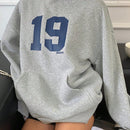 Dazy sudadera con capucha de felpa casual y holgada para mujeres
