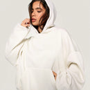 Athiral sudadera con capucha de unicolor y manga larga casual con bolsillos para mujer