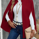 Emery rose ropa de otono para mujer, abrigo de lana con estilo de capa elegante para mujer, ropa de oficina para mujer
