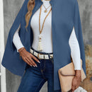Emery rose ropa de otono para mujer, abrigo de lana con estilo de capa elegante para mujer, ropa de oficina para mujer