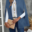 Emery rose ropa de otono para mujer, abrigo de lana con estilo de capa elegante para mujer, ropa de oficina para mujer