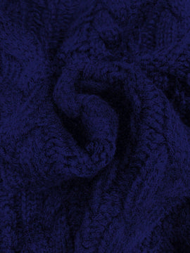 Moosta cardigan informal de manga de globo con nudo delantero de unicolor para otono/invierno