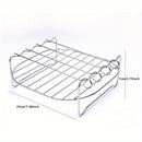 Rejilla Versátil de Acero Inoxidable para Freidora de Aire con 4 Opciones de Cocina - Perfecta para BBQ, Horneado y Uso en Microondas - Accesorio Esencial de Cocina