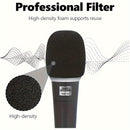 2 Piezas de Fundas Desechables para Micrófono , Grosor 3.5 mm – Cubiertas Protectoras Antipolvo y Antisalpicaduras para Karaoke, Micrófonos en Vivo y Reuniones