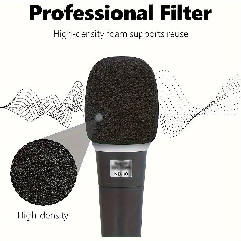 2 Piezas de Fundas Desechables para Micrófono , Grosor 3.5 mm – Cubiertas Protectoras Antipolvo y Antisalpicaduras para Karaoke, Micrófonos en Vivo y Reuniones
