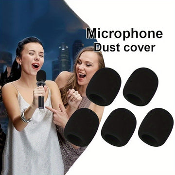 2 Piezas de Fundas Desechables para Micrófono , Grosor 3.5 mm – Cubiertas Protectoras Antipolvo y Antisalpicaduras para Karaoke, Micrófonos en Vivo y Reuniones