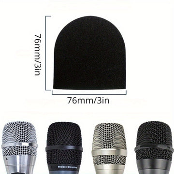 2 Piezas de Fundas Desechables para Micrófono , Grosor 3.5 mm – Cubiertas Protectoras Antipolvo y Antisalpicaduras para Karaoke, Micrófonos en Vivo y Reuniones