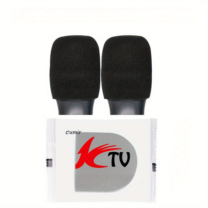 2 Piezas de Fundas Desechables para Micrófono , Grosor 3.5 mm – Cubiertas Protectoras Antipolvo y Antisalpicaduras para Karaoke, Micrófonos en Vivo y Reuniones