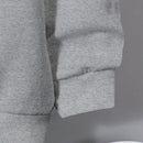 Ezwear sudadera holgada con capucha de felpa gruesa con estampado minimalista casual de leopardo y estrella en blanco para mujeres