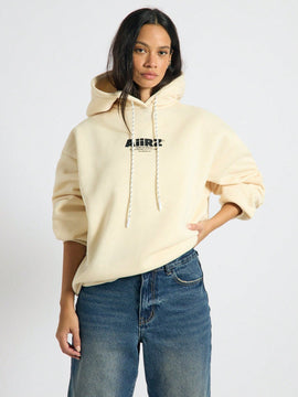 Aiirz sudadera ancha de hombros caidos con detalle de logotipo