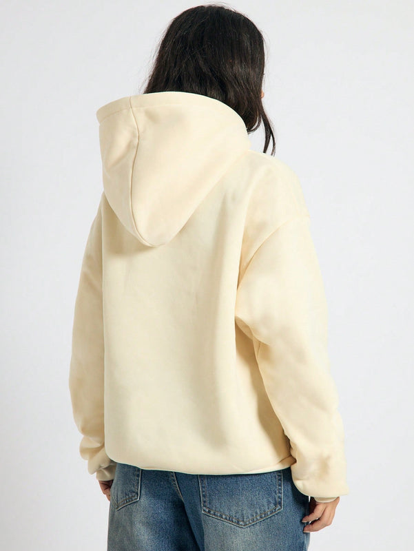 Aiirz sudadera ancha de hombros caidos con detalle de logotipo