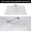 Rociador de Ducha Cuadrado Lujoso de 19.81cm - Acero Inoxidable, Chorro Ultrafino de Alta Presión, Instalación Fácil en Pared para una Experiencia de Baño Refrescante, Accesorios de Ducha