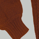 Moosta cardigan informal de manga de globo con nudo delantero de unicolor para otono/invierno