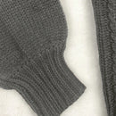 Moosta cardigan informal de manga de globo con nudo delantero de unicolor para otono/invierno