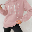 Moosta sudadera con capucha y cordon mujer, estampado "overrensando", otono