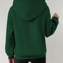 Moosta sudadera con capucha y cordon mujer, estampado "overrensando", otono