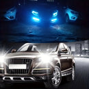 2pcs Luces LED para Coche - Flexibles 6SMD Blanco y Azul Hielo, Conectadas Directamente para Vehículos, DC 12V