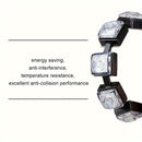 2pcs Luces LED para Coche - Flexibles 6SMD Blanco y Azul Hielo, Conectadas Directamente para Vehículos, DC 12V