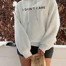 Attitoon sudadera holgada de capucha con estampado grafico de nueva york brooklyn, de ajuste suelto y gruesa, adecuada para otono/invierno, de estilo casual y sencillo para mujer