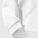 Sudadera con capucha con cierre y estampado de cruz y letras en ingles, forrada de forro polar, para mujeres, para otono/invierno
