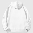 Sudadera con capucha con cierre y estampado de cruz y letras en ingles, forrada de forro polar, para mujeres, para otono/invierno