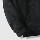 Sudadera con capucha con cierre y estampado de cruz y letras en ingles, forrada de forro polar, para mujeres, para otono/invierno