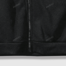 Sudadera con capucha con cierre y estampado de cruz y letras en ingles, forrada de forro polar, para mujeres, para otono/invierno