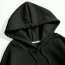 Ezwear sudadera con capucha con cordon de estampado de leopardo para mujer, de manga larga holgada y casual, para otono/invierno