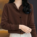 Essnce cardigan suelto y casual de mujer de un solo abotonado, de color liso, manga larga, para otono/invierno