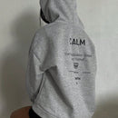 Dazy sudadera con capucha minimalista con estampado de letras para mujer, uso casual diario