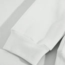 Ezwear 1 pieza sudadera con capucha suelta de manga larga con estampado de lema para mujer, casual para otono e invierno