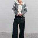 Eurmuse cardigan para mujer con botones frontales y cuello de patron de rayas