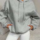 Ezwear sudadera con capucha de grafico de automovil retro casual para mujer, pullover oversize, otono e invierno