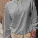 Ezwear sudadera con capucha de grafico de automovil retro casual para mujer, pullover oversize, otono e invierno