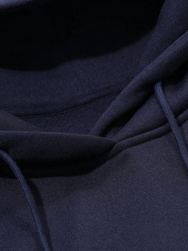 Dazy sudadera con capucha de unicolor y holgada con forro polar para mujer