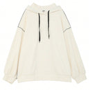 Dazy sudadera holgada casual con capucha nueva para mujer, otono
