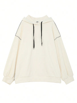 Dazy sudadera holgada casual con capucha nueva para mujer, otono