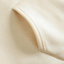 Lune sudadera con capucha de manga larga casual con estampado de lema y vaca, de otono/invierno, para mujer