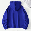 Cottnline sudadera con capucha de algodon con bolsillo canguro, hombros caidos y cordon ajustable