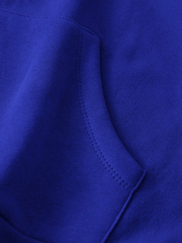 Cottnline sudadera con capucha de algodon con bolsillo canguro, hombros caidos y cordon ajustable