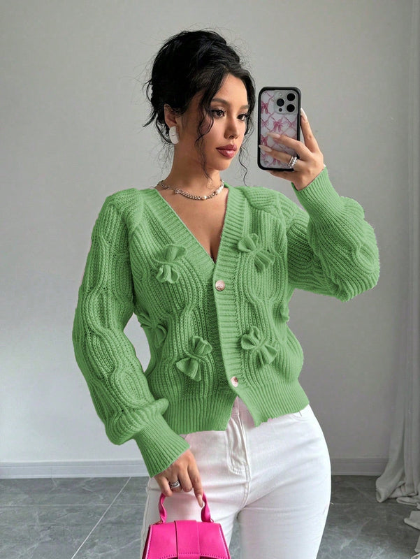 Elenzya chaqueta casual de mujer de unicolor con decoracion de mono, para otono/invierno