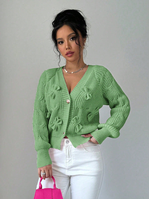 Elenzya chaqueta casual de mujer de unicolor con decoracion de mono, para otono/invierno