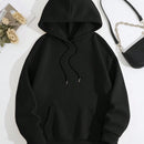 Ezwear sudadera con capucha con estampado ondulado y estampado de letra